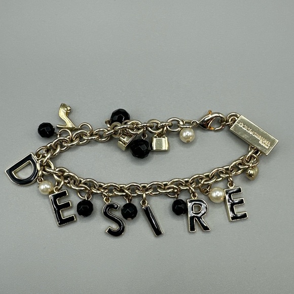 Dolce & Gabbana Gold and Black Charm Bracelet - Picture 5 of 5